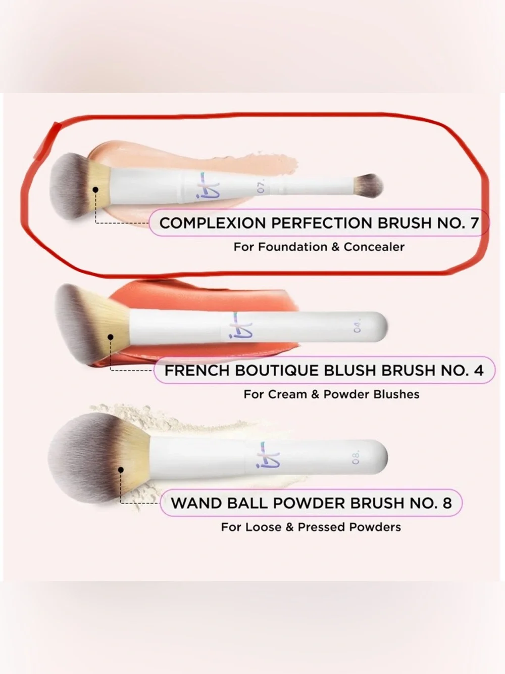 New it cosmetics Dual Makeup & Conceal Brush